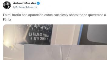 Antonio Maestre arrasa en Twitter al compartir el magistral (y original) cartel que ha visto en su barrio