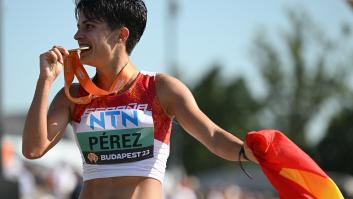 El 'gestazo' de María Pérez tras ganar el oro mundial en marcha: habla bien, pero que muy bien, de ella