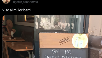 Un bar de Barcelona provoca un aluvión de comentarios por lo que se puede leer en la entrada