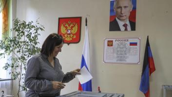 Putin arrasa en sus elecciones imaginarias