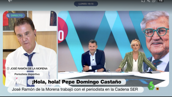 Mosqueo de José Ramón de la Morena cuando Cristina Pardo le hace esta pregunta sobre Pepe Domingo Castaño