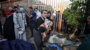 Hamás denuncia que un bombardeo israelí a un hospital de Gaza mata a más de 500 personas, pero Israel acusa a la Yihad Islámica