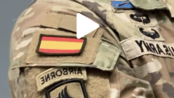 Un soldado de Estados Unidos comparte el gesto que ha tenido el Ejército español con él