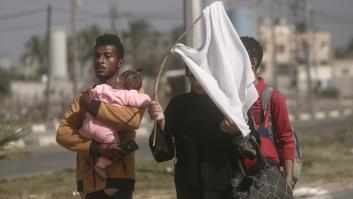 La ONU alerta del hacinamiento entre los desplazados hacia el sur de Gaza