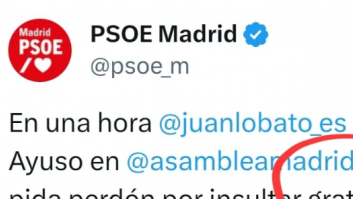 El PSOE tiene que borrar este tuit por un detalle que no es fácil ver a primera vista