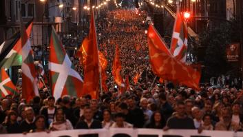 EH Bildu moviliza a casi 30.000 personas en Bilbao para reivindicar la "nación" vasca