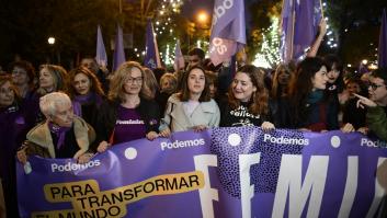 Las marchas por el 25N claman contra la violencia machista y dejan patente la división en el feminismo