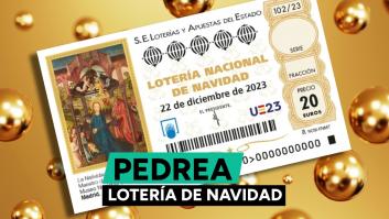 Pedrea Lotería de Navidad 2023: comprobar número