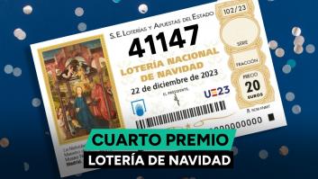 41.147, segundo cuarto premio de la Lotería de Navidad 2023