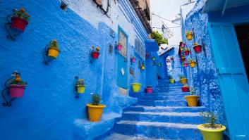 El idílico pueblo de los pitufos en Marruecos que está hermanado con Vejer de la Frontera y Ronda