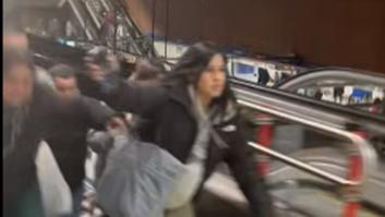 Una pequeña "explosión" en un tren en el Metro de Madrid provoca una estampida