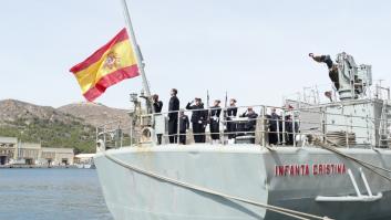 Adiós al histórico barco de guerra español de la guerra del Golfo