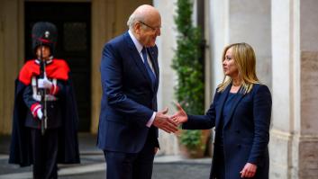 Este momento del primer ministro libanés con Giorgia Meloni está dando la vuelta al mundo