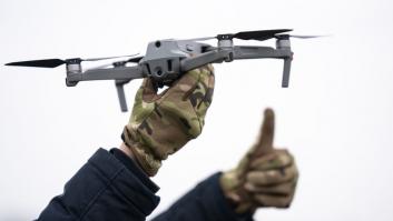 Los drones hacen saltar por los aires los robots rusos
