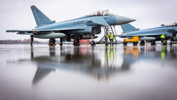 Un caza Eurofighter para los pies a Rusia