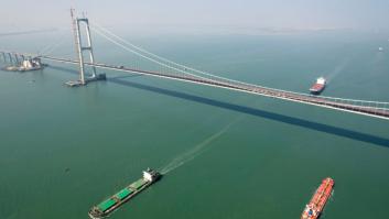 China construye un puente 10 veces más largo que el de Baltimore en tiempo récord