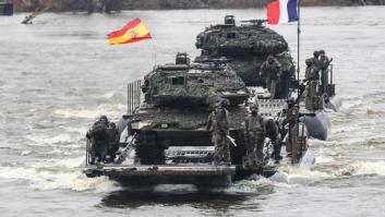 Los soldados españoles se acercan a Rusia