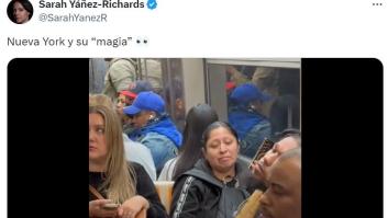 Una periodista española no da crédito con lo que ve en el metro de Nueva York