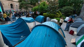 Las acampadas denuncian la "hipocresía" de los rectores: "Son palabras vacías"