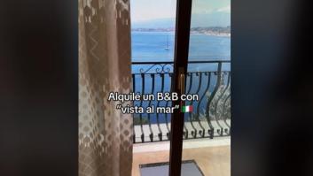 Alquila un apartamento en Airbnb por la "vista al mar" y lo que es en realidad la deja a cuadros