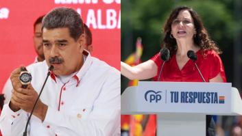 Cruce de acusaciones entre Ayuso y Maduro: "Nico, te veo muy nervioso"