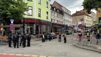 La Policía de Hamburgo neutraliza a un hombre que amenazaba con un pico a aficionados de la Eurocopa