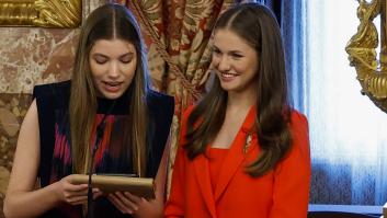 "Mamá, papá... Perdón por colarnos": Leonor y Sofía emocionan a Felipe VI con un brindis sorpresa