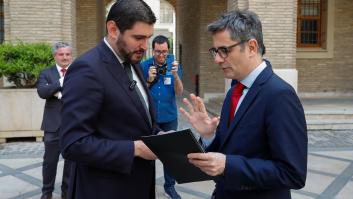 El vicepresidente de Aragón difunde sin permiso una charla sobre la amnistía con Bolaños