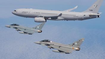 España muestra su poderío aéreo en una operación internacional a las puertas de Rusia