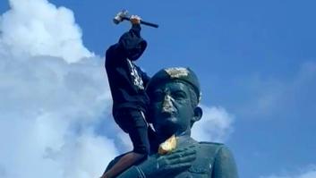 Un muerto y estatuas de Chávez derribadas: así están las cosas en Venezuela