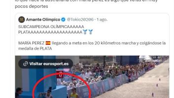 La gente alucina con lo que la marchista australiana hizo con la española María Pérez tras llegar