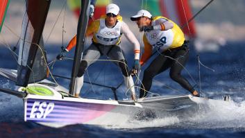 Diego Botín y Florian Trittel dan a España el primer oro en los Juegos de París tras una histórica 'medal race' de vela