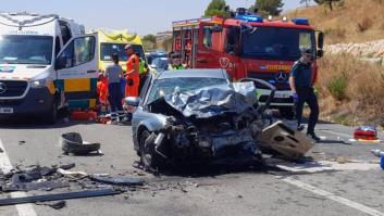 Se elevan a cuatro las víctimas mortales del accidente entre dos vehículos en la A-356 en Casabermeja (Málaga)