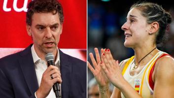 Pau Gasol le dedica estas sinceras palabras a Carolina Marín tras su dura lesión en los JJOO