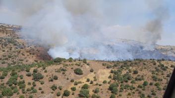 Un incendio en El Molar obliga a evacuar viviendas y confinar Pedrezuela