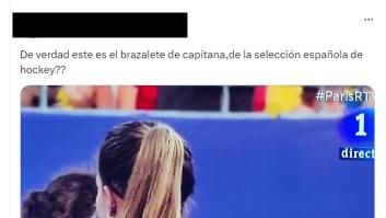 Lo que se ve en el brazalete de la capitana de hockey de España pone rabiando a algunos