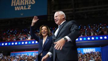 Kamala Harris y Tim Walz relanzan la campaña del Partido Demócrata: “Estos tipos son espeluznantes”