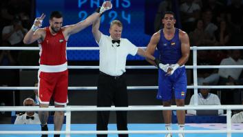 Ayoub Ghadfa se conforma con la plata en la final de boxeo de +92 kg en los JJOO