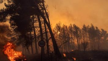 Ordenan la evacuación masiva urgente durante el segundo día del gran incendio forestal en Atenas