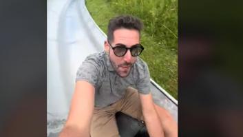 Un español se tira por un "tobogán extremo" en Suiza y su reacción es brutal: "Se ha enterado todo el país"