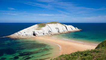 Una playa "fantasma" que aparece y desaparece en Cantabria