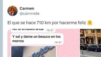 Lo que hace su novio está conquistando a todos: tres mensajes de WhatsApp, una foto y sorpresa