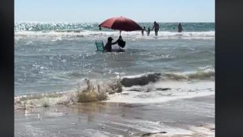 Lo que se ha visto en una playa de Cádiz solo puede pasar en España: y en primera línea