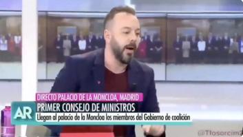 Ana Rosa dice que nunca ha votado comunista y Antonio Maestre recuerda lo que pasó cuando era colaborador