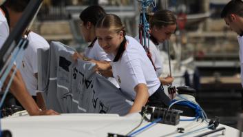 Deporte y una salida al mar: el primer día de Leonor en la Escuela Naval