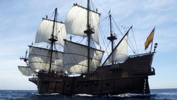 Un galeón español al estilo 'Piratas del Caribe' asombra en el Reino Unido