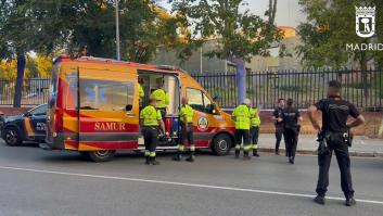 Herida grave tras rajarle el cuello por la espalda con un cúter en Madrid