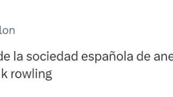 Enloquece al enterarse de cuáles son las siglas de la Sociedad Española de Anestesiología