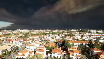 Un dron logra captar unas imágenes apocalípticas del grave incendio en Portugal