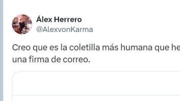 Se lleva la ovación de la semana con la coletilla que tiene puesta en su firma del correo